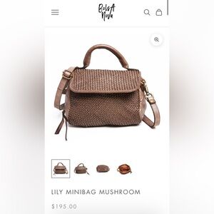 Bulsa Nova Crossbody Leather Bag Purse - retail $195